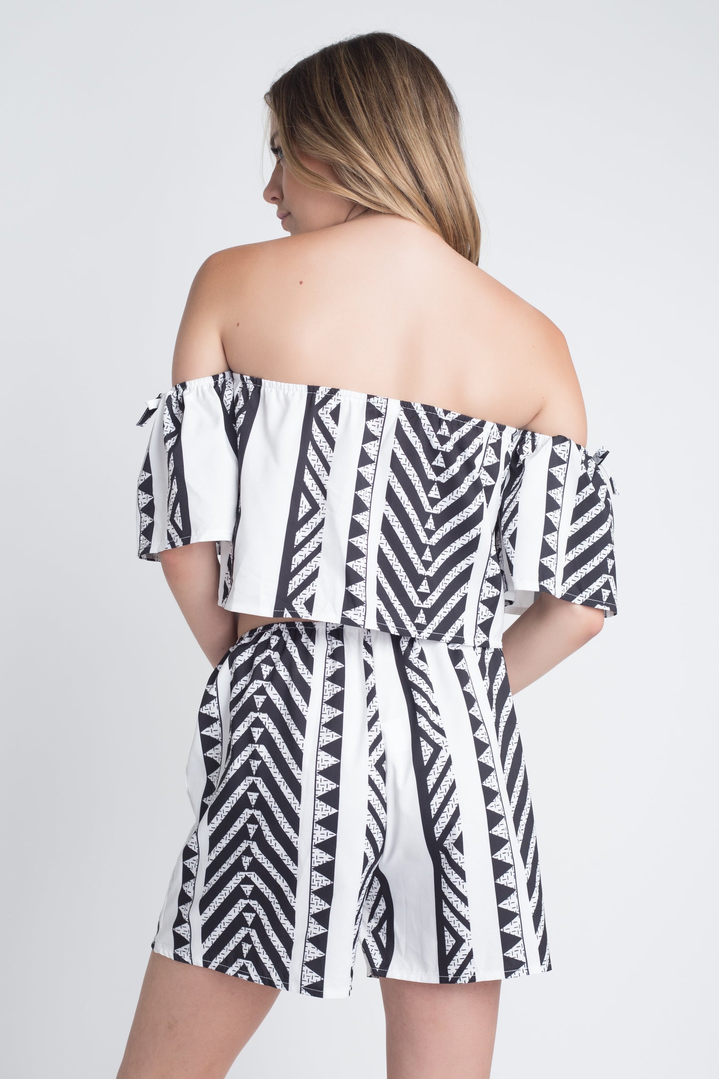 Aztek Off Shoulder 2 Piece Set