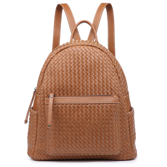 Woven Backpack Purse