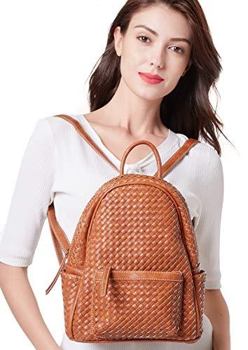 Woven Trendy Stylish Casual Dayback Handbag