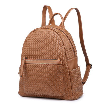 Woven Backpack Purse