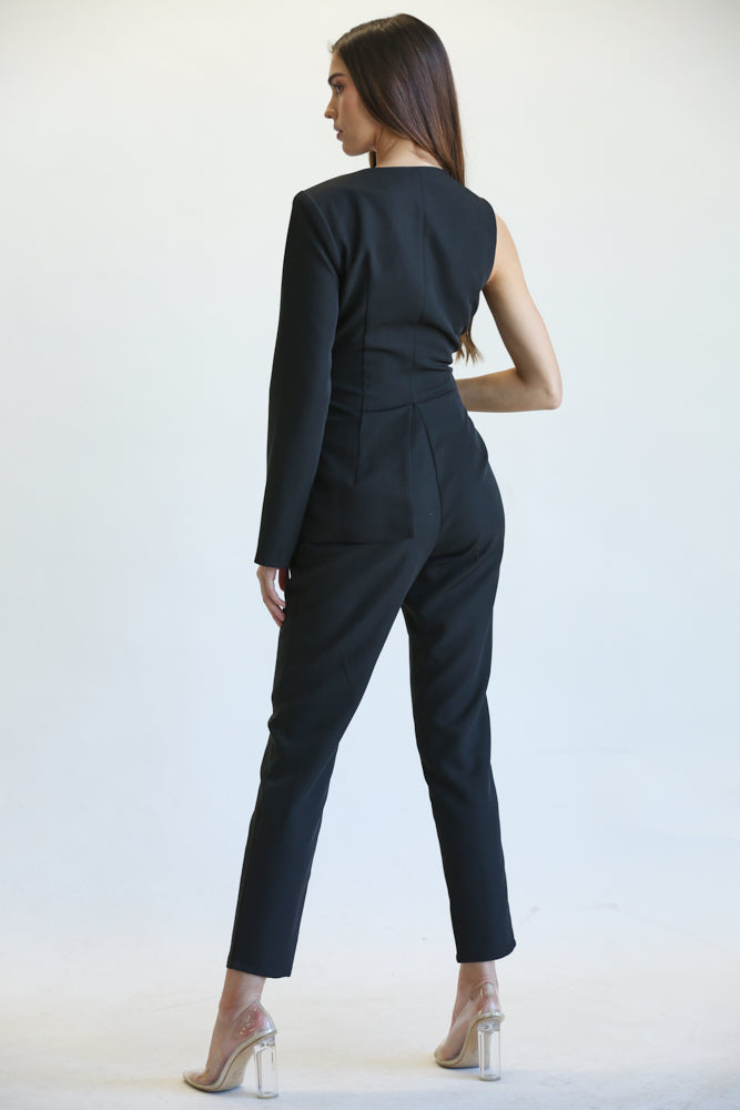 Maddie - One-shoulder Jumpsuit