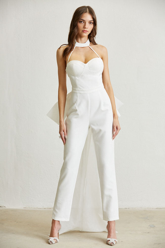 Majesty Bow Back Jumpsuit