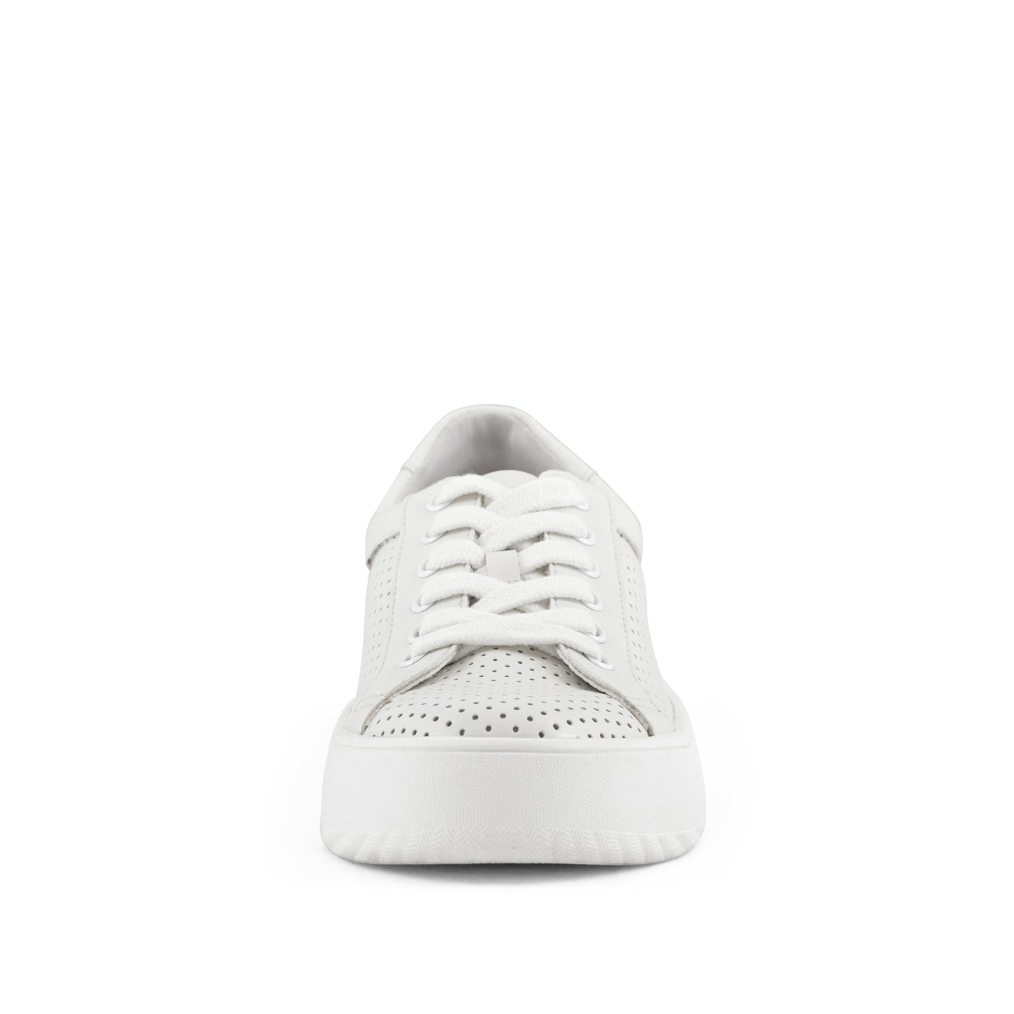 Women's Manila Perf Lace Up Sneaker White