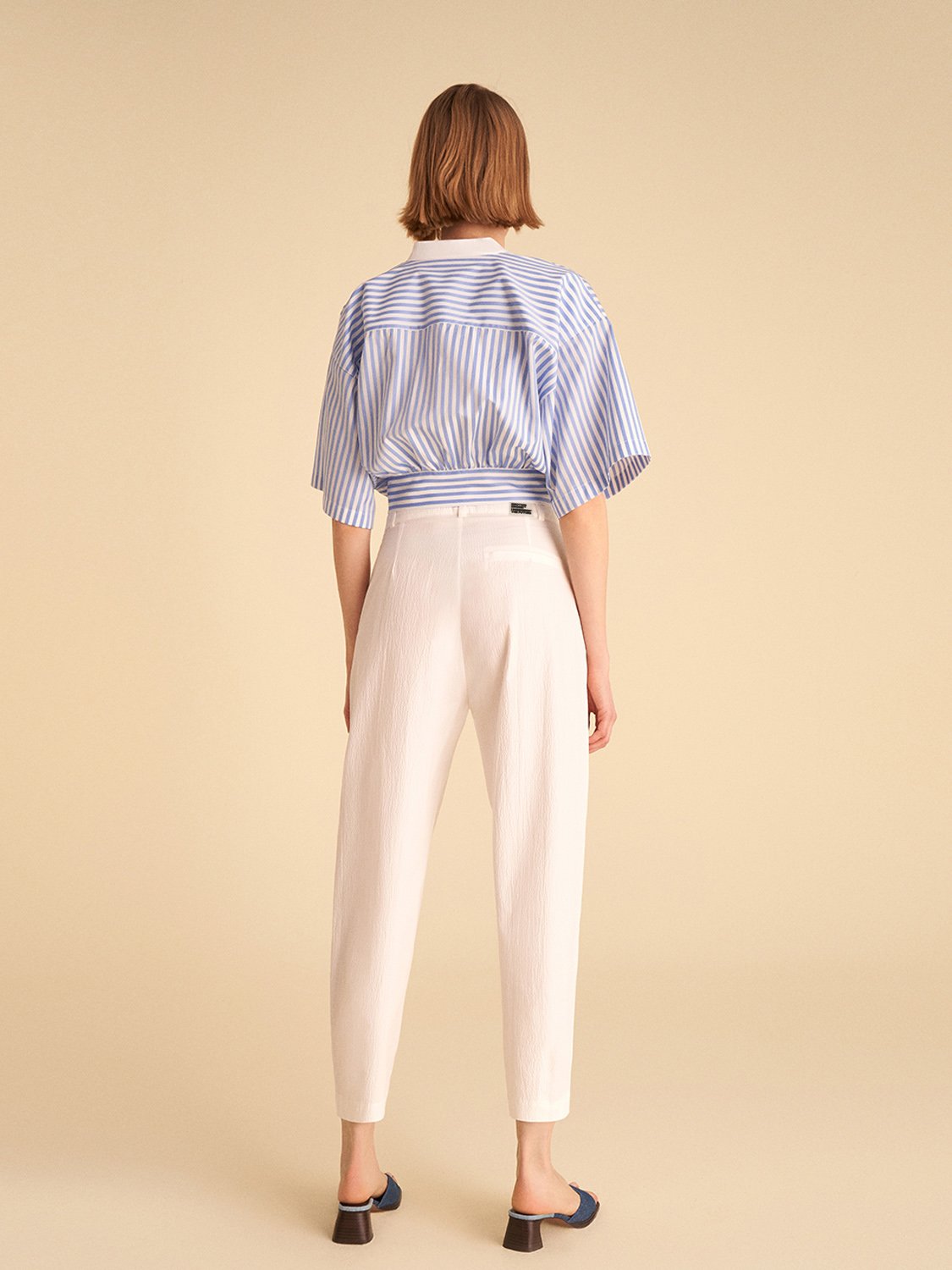 Slouchy Pants with Darts