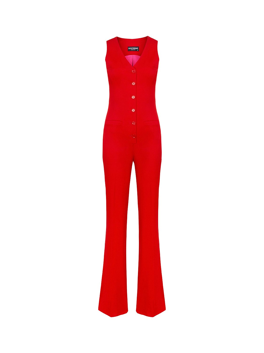 V-Neck Jumpsuit