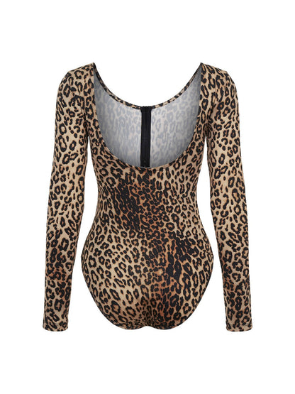 Leopard Print Bodysuit