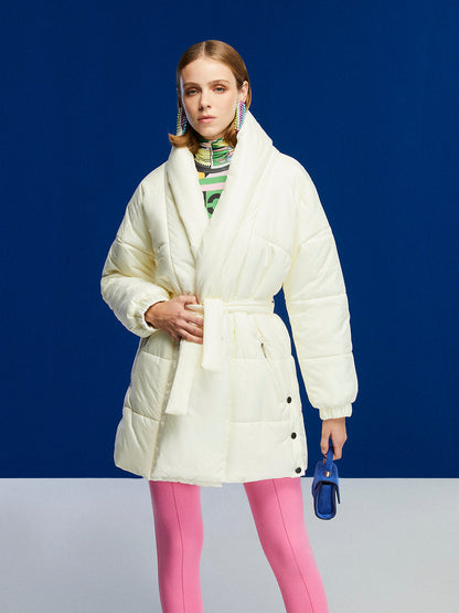 Belted Puffer Jacket