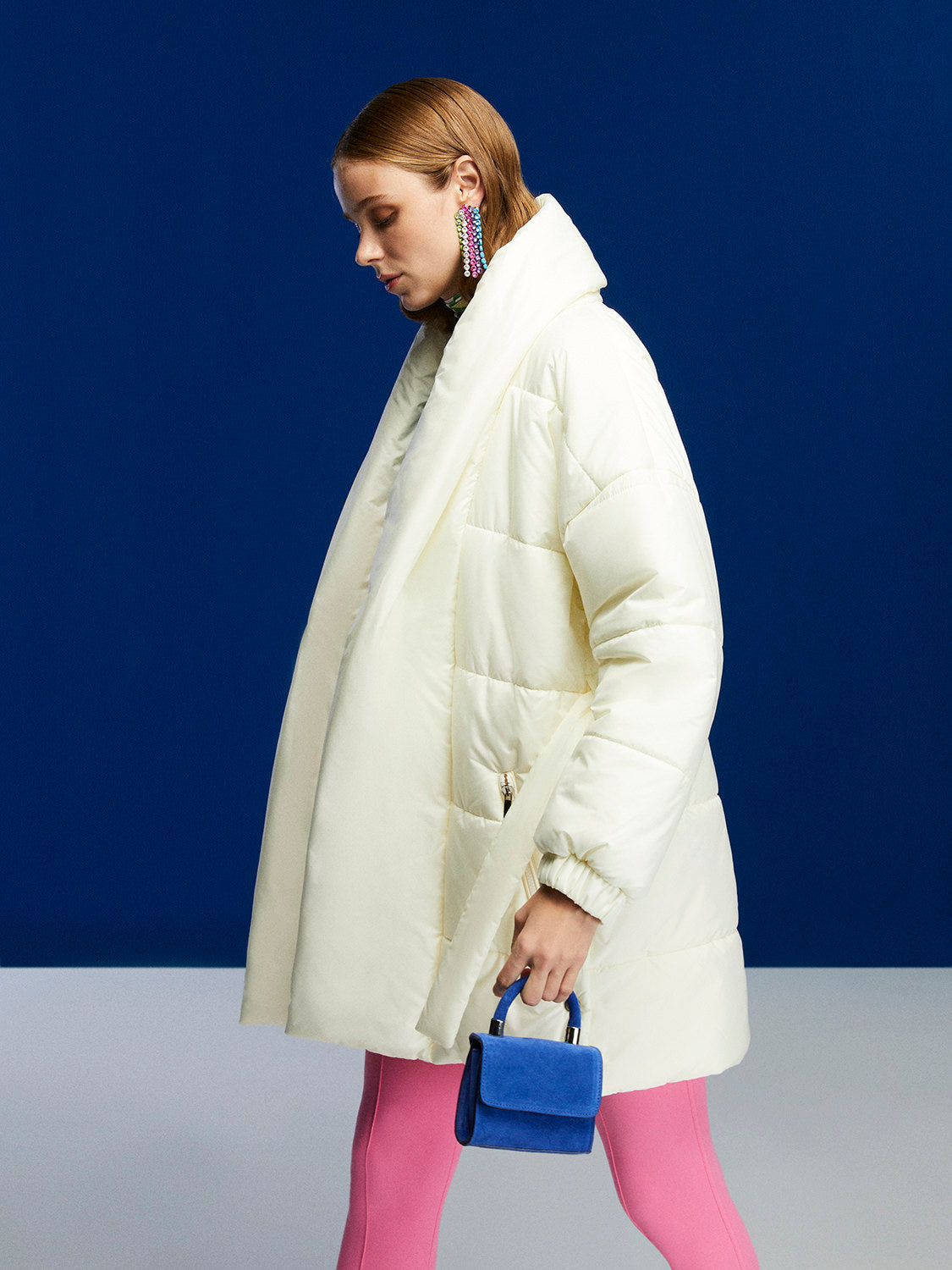 Belted Puffer Jacket