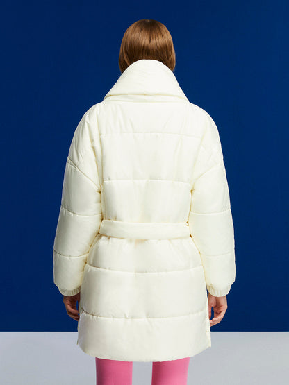 Belted Puffer Jacket