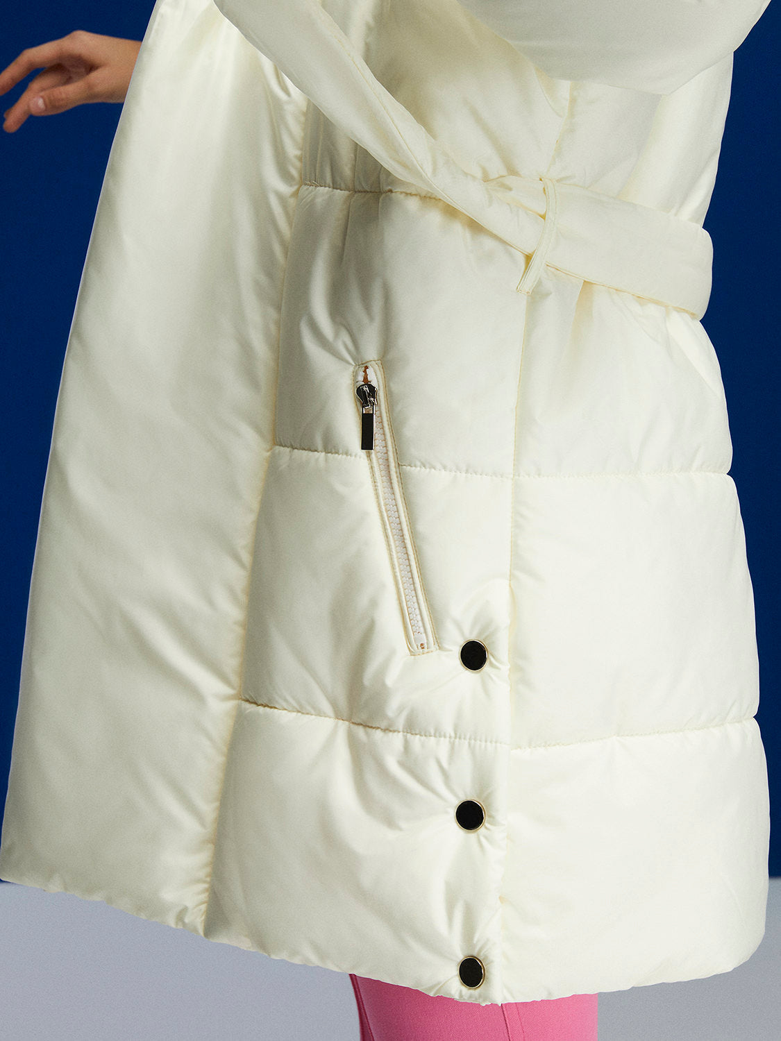 Belted Puffer Jacket