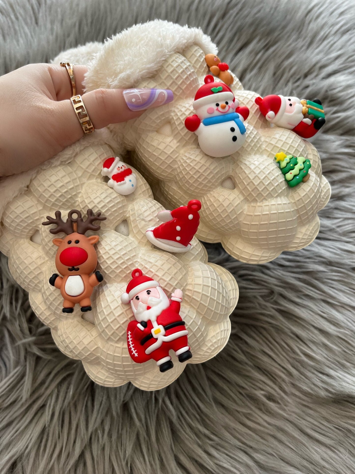 Furry House Slides for Chirstmas