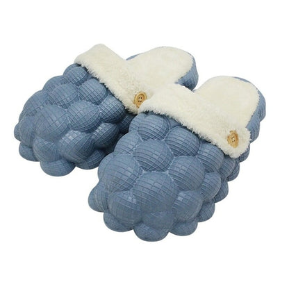 Non-slip Warm Cotton Bubble Slides