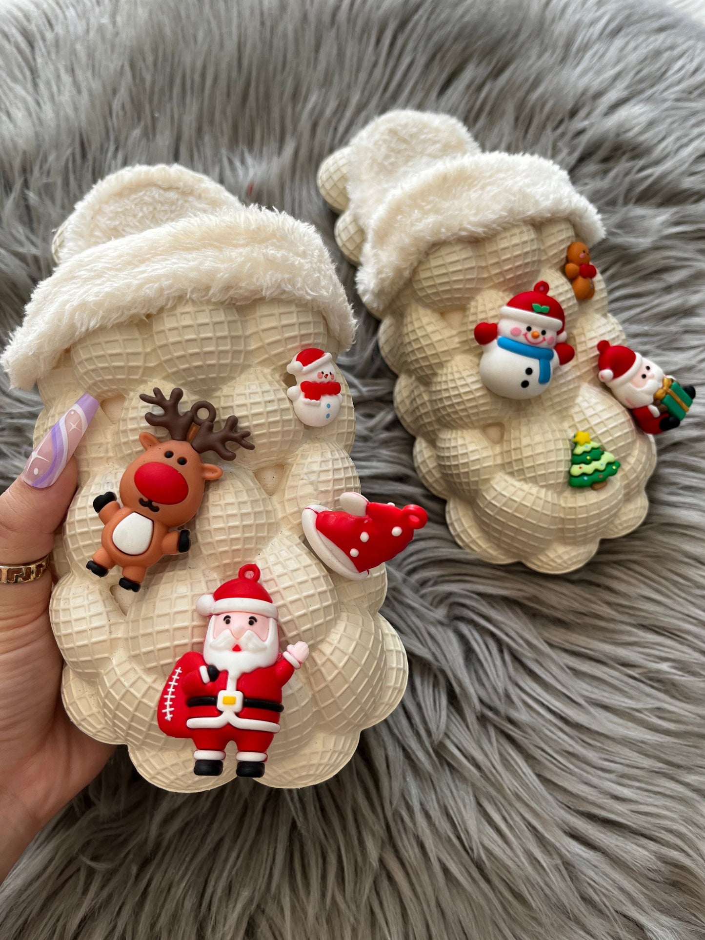 Furry House Slides for Chirstmas