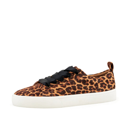 Women's Vancouver Wide Lace Sneaker Leopard