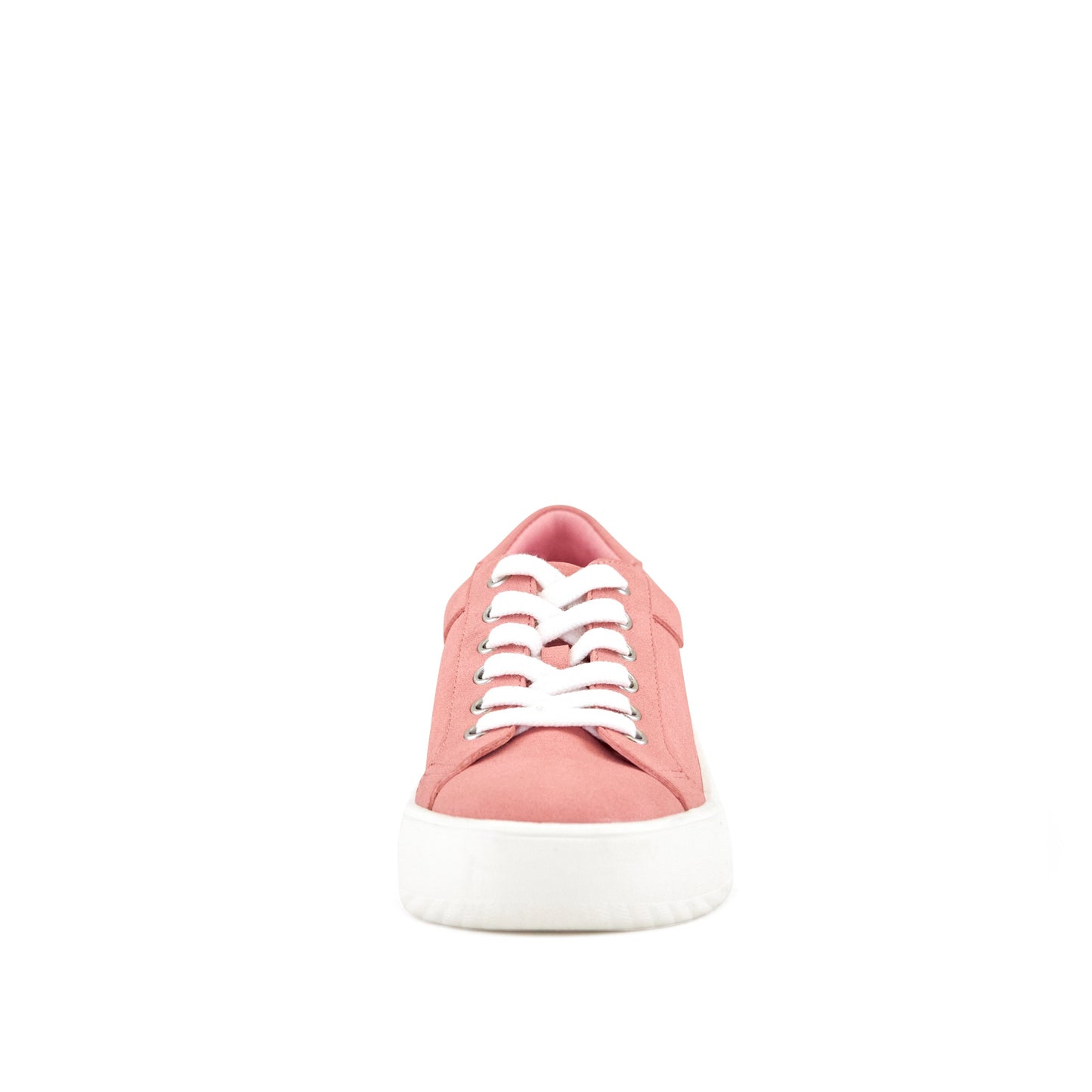 Venice Micro Suede Lace Up Sneaker Pink