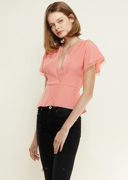 V-neck Blouse