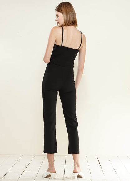 High-Waisted Cropped Pants