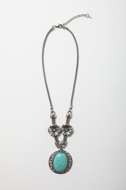 Turquoise Florette Necklace