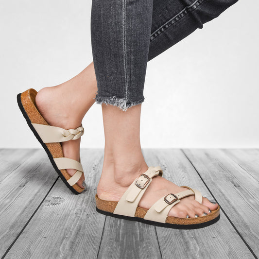 Strappy Slide Sandals