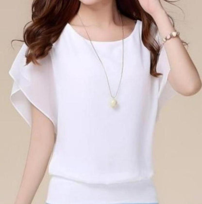 Batwing Chiffon Blouse