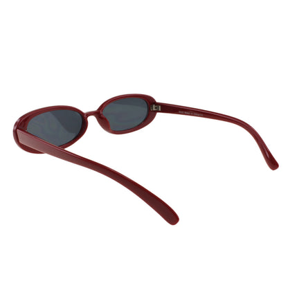 Blair Sunglasses in Red / Smoke