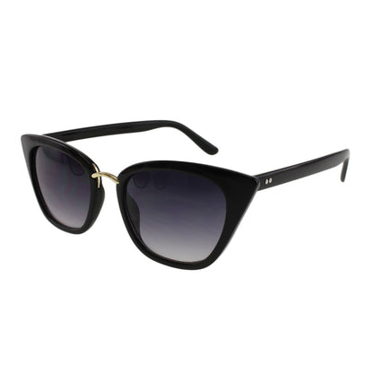 Cassia Sunglasses in Black / Smoke