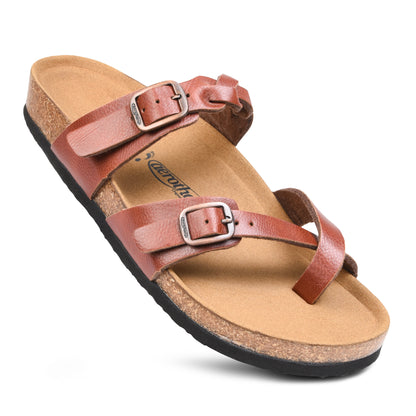 Strappy Slide Sandals