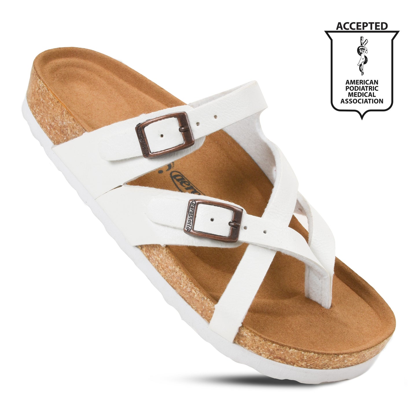 Aerothotic Celestis Women's Soft Footbed Strappy Slide Sandals