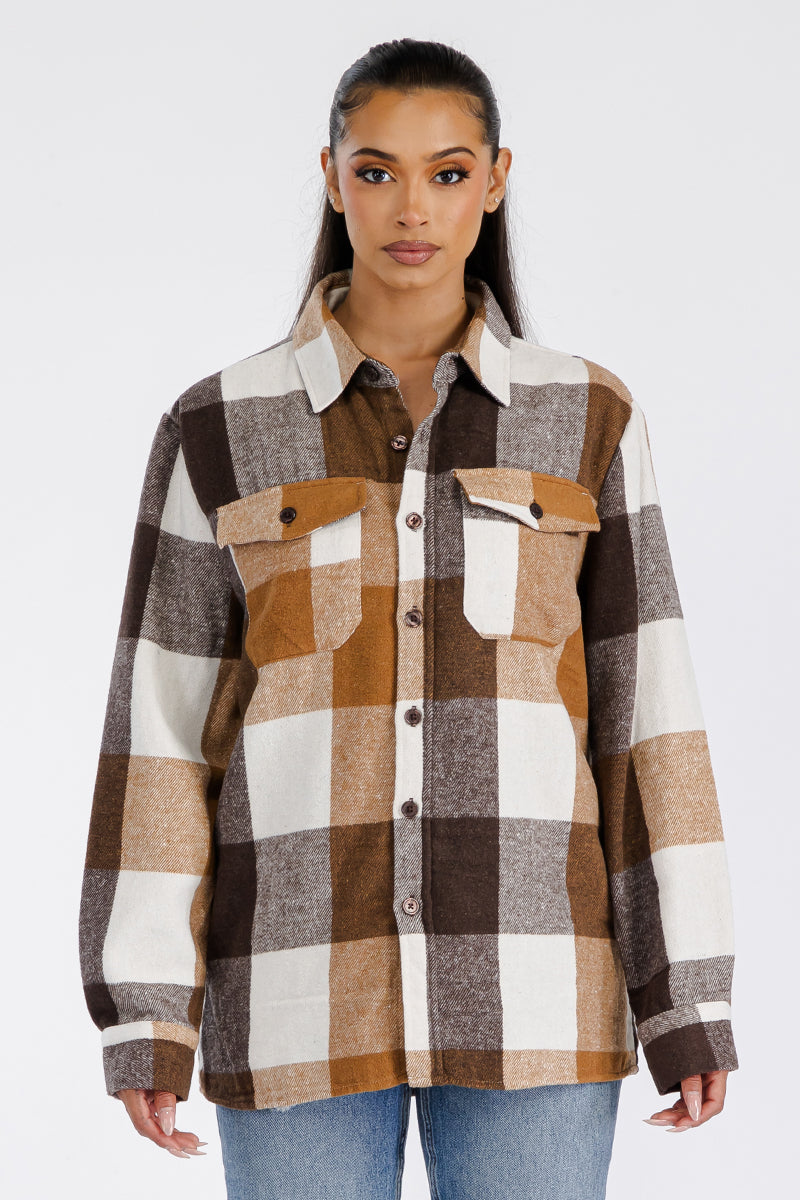 Boyfriend Oversized Soft Flannel Shacket