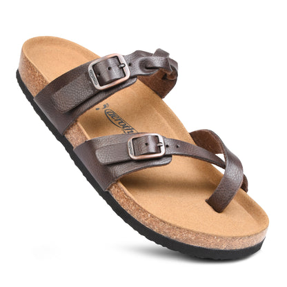 Strappy Slide Sandals