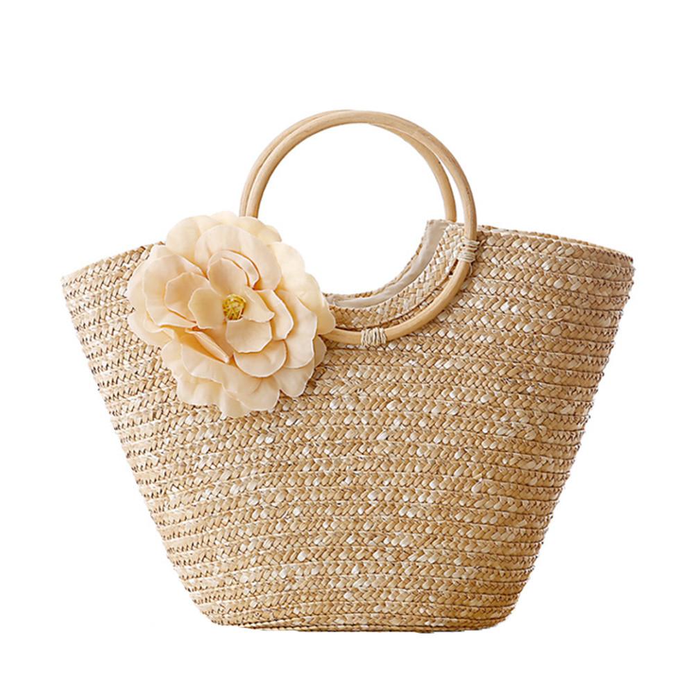 Woven Straw Totebag