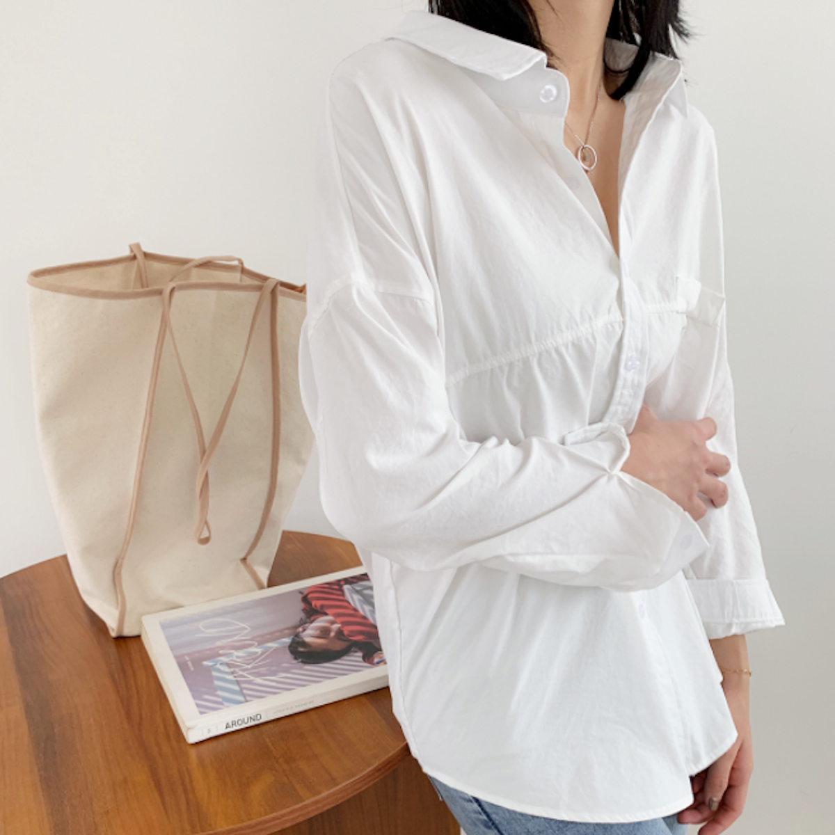 Relaxed Fit Longline Shirt