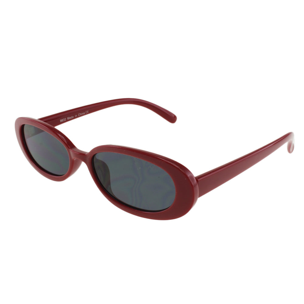 Blair Sunglasses in Red / Smoke