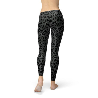 Black Leopard Spots Leggings