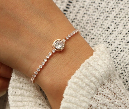 Crystal Tennis Bracelet